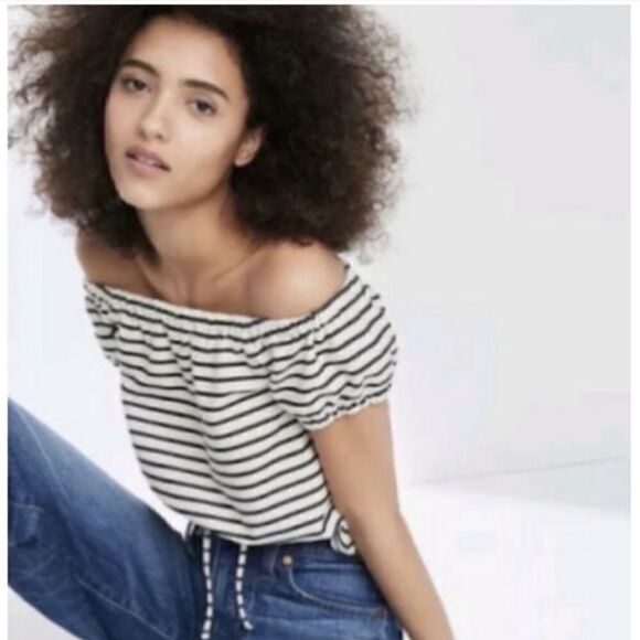 MADEWELL Melody Off the Shoulder Top Size XXL - Picture 2 of 11